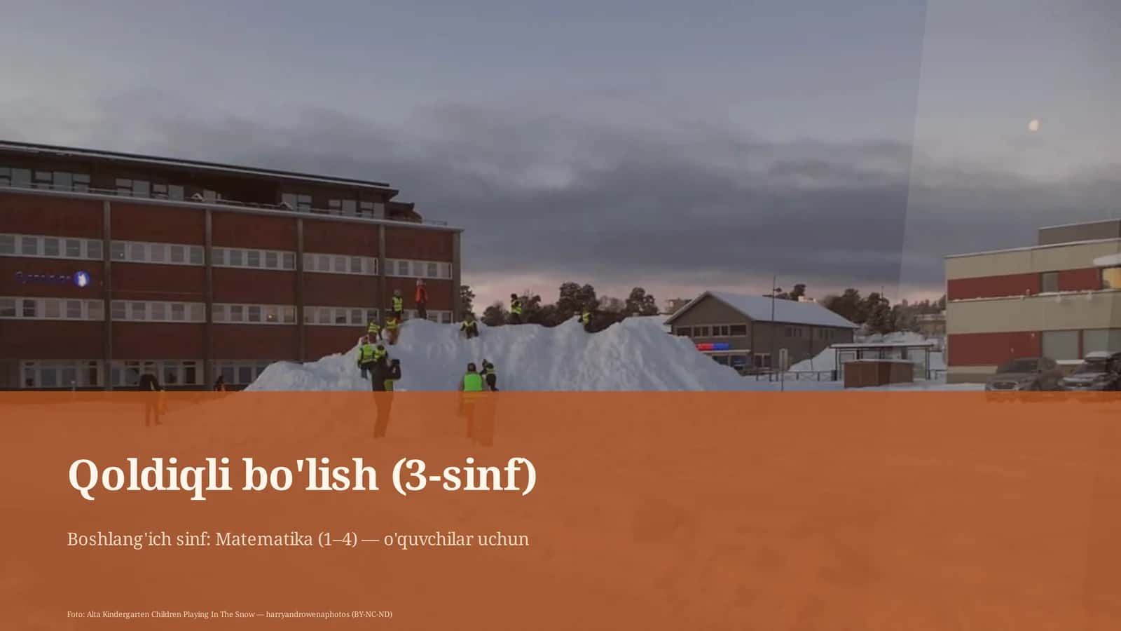 Qoldiqli bo'lish (3-sinf)