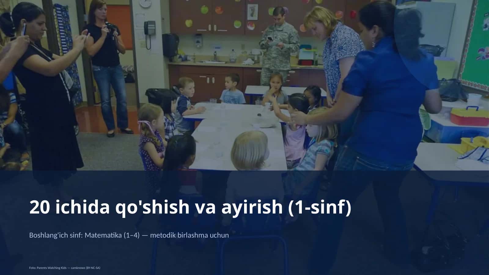 20 ichida qo'shish va ayirish (1-sinf)