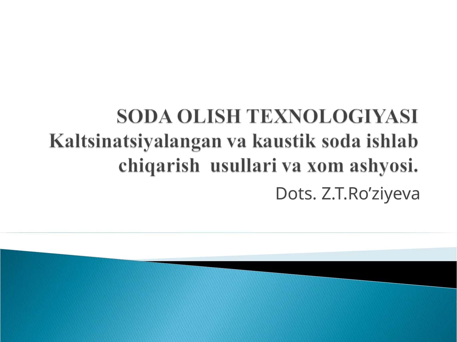 Soda olishusullari