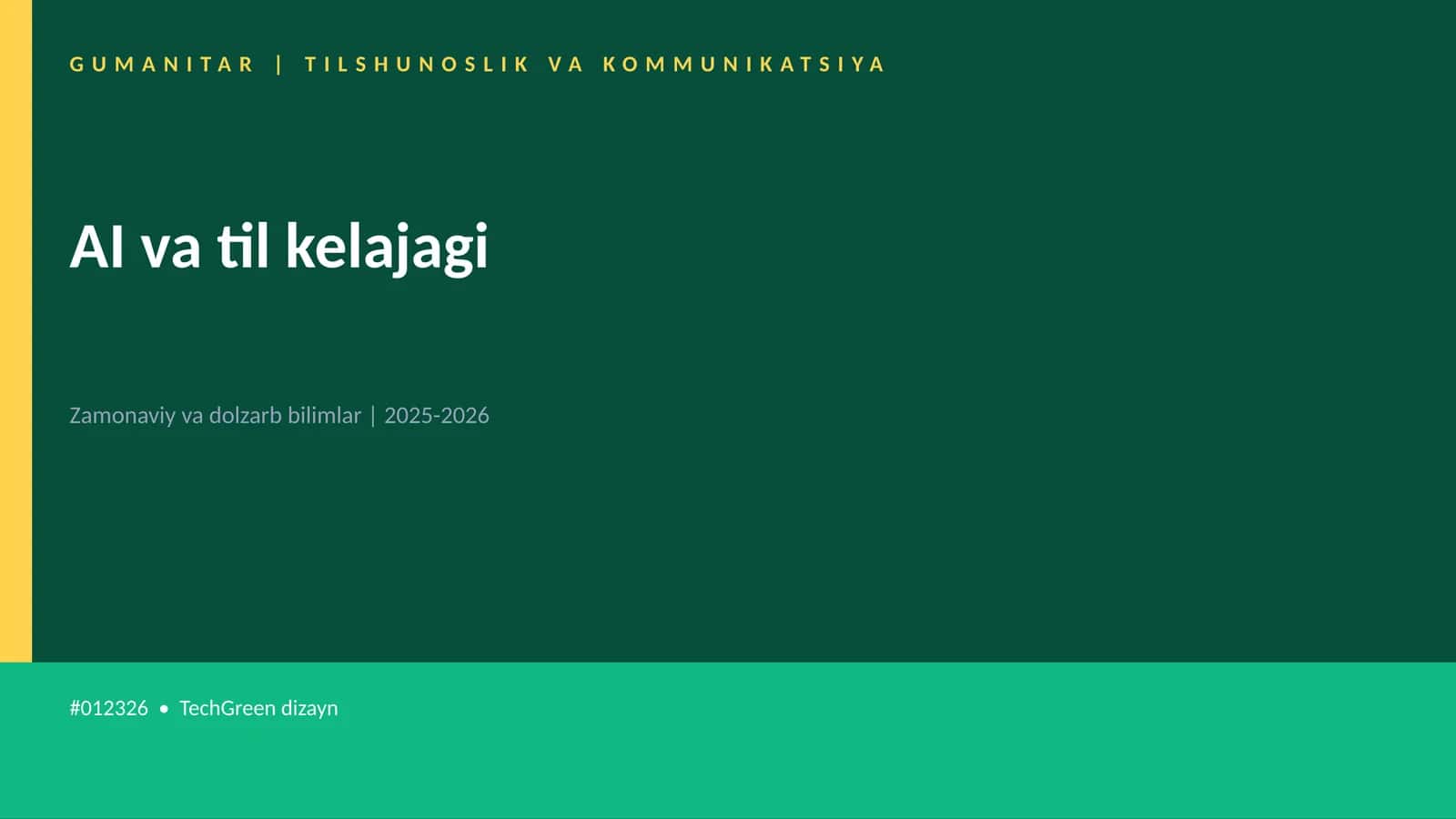 AI va til kelajagi