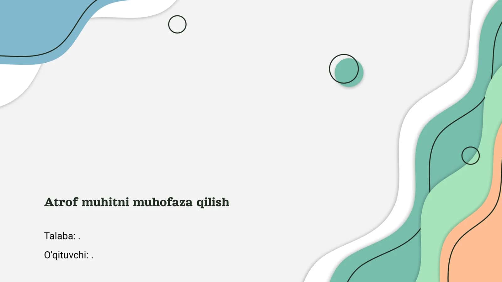 Atrof muhitni muhofaza qilish
