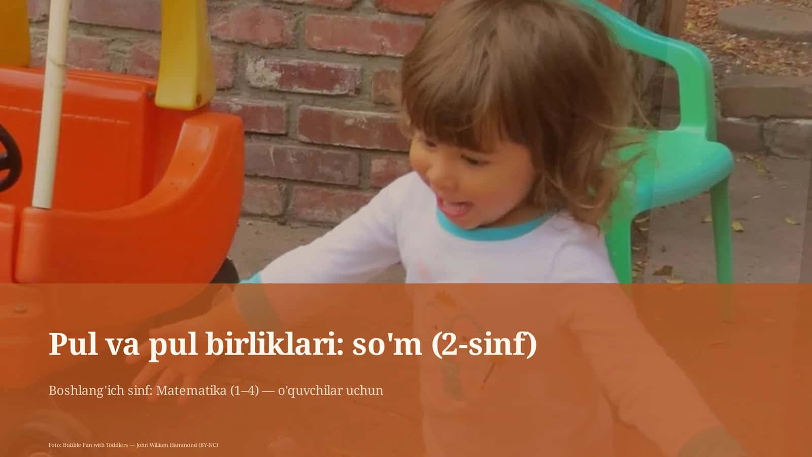 Pul va pul birliklari: so'm (2-sinf)