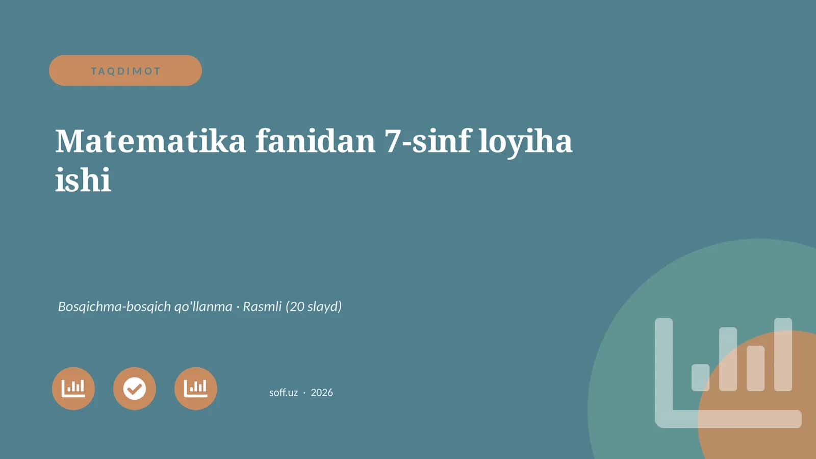 Matematika fanidan 7-sinf loyiha ishi