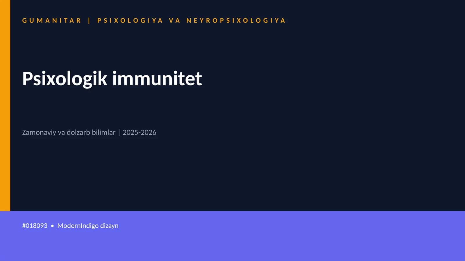 Psixologik immunitet