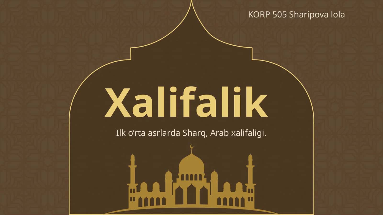 Xalifalik