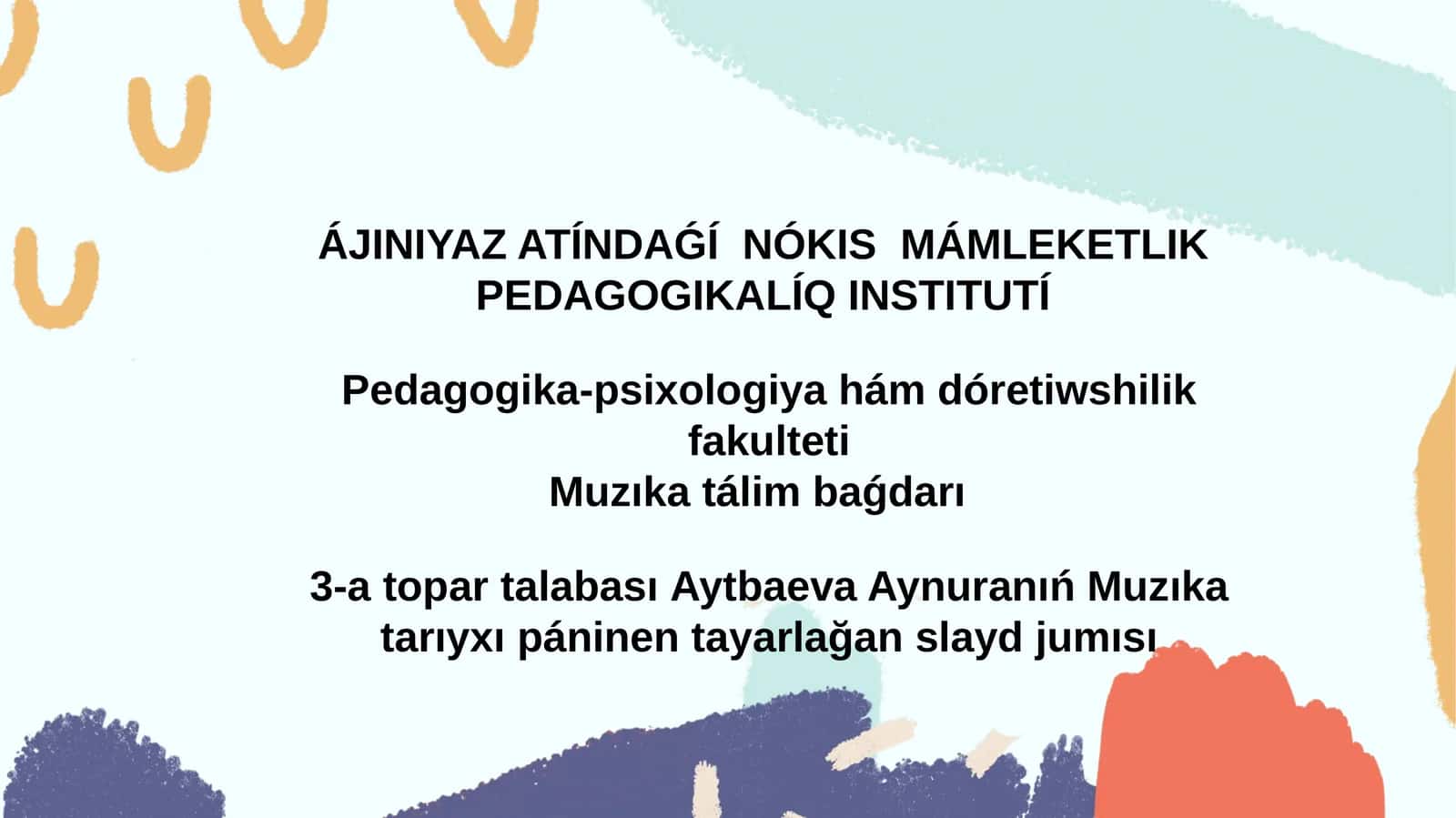 Muzıka tálim baǵdarı