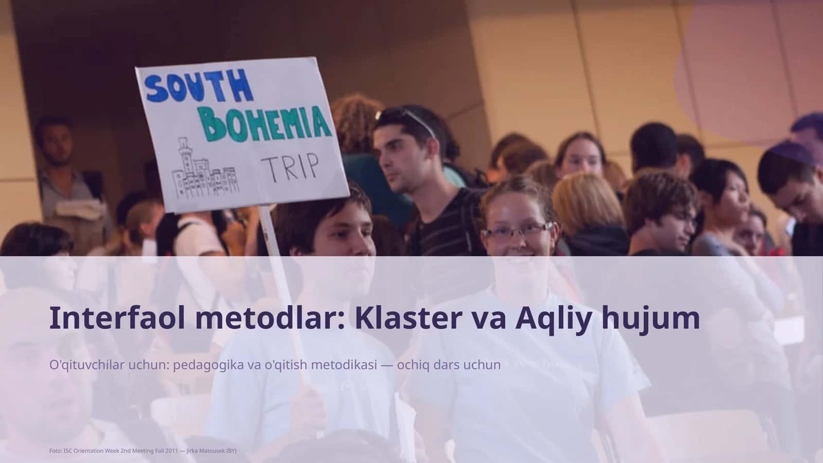 Interfaol metodlar: Klaster va Aqliy hujum