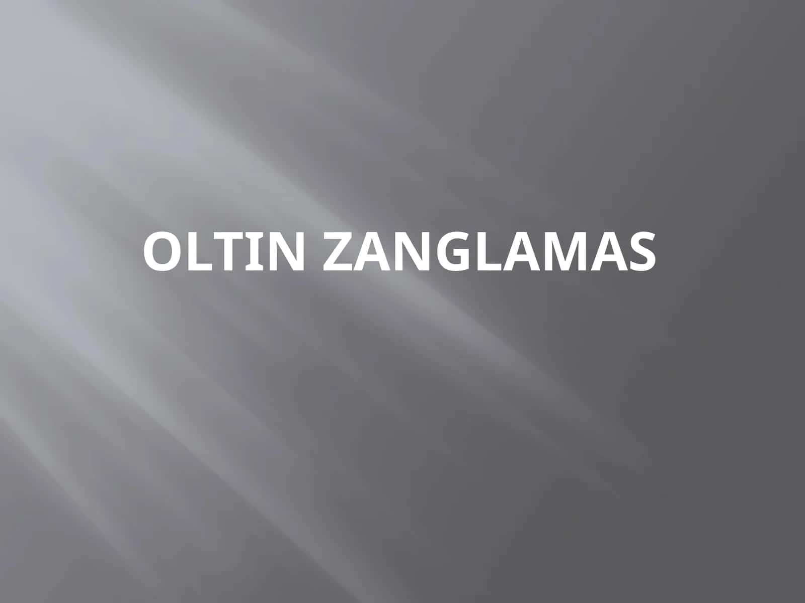 Oltin zanglamas