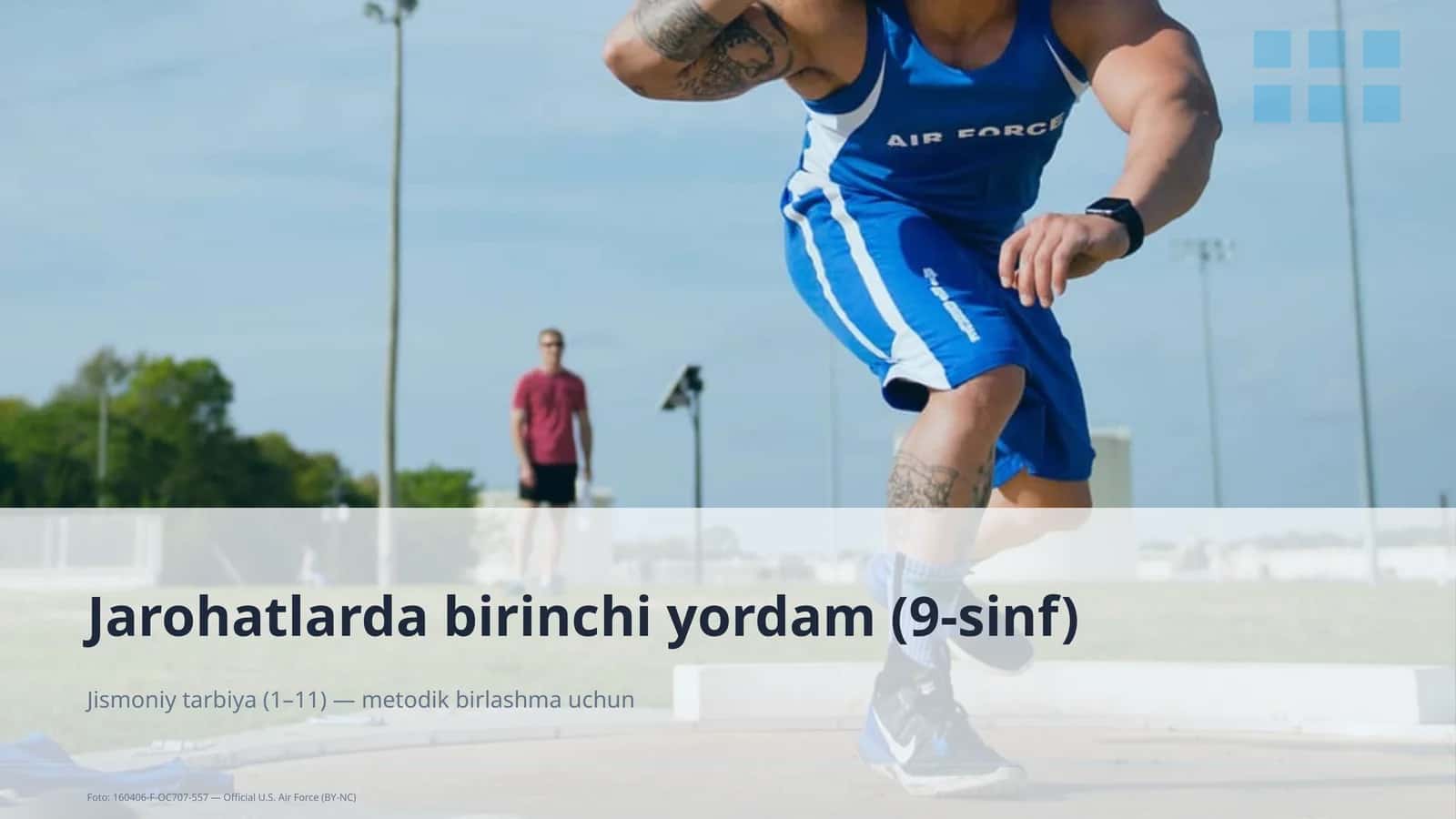 Jarohatlarda birinchi yordam (9-sinf)