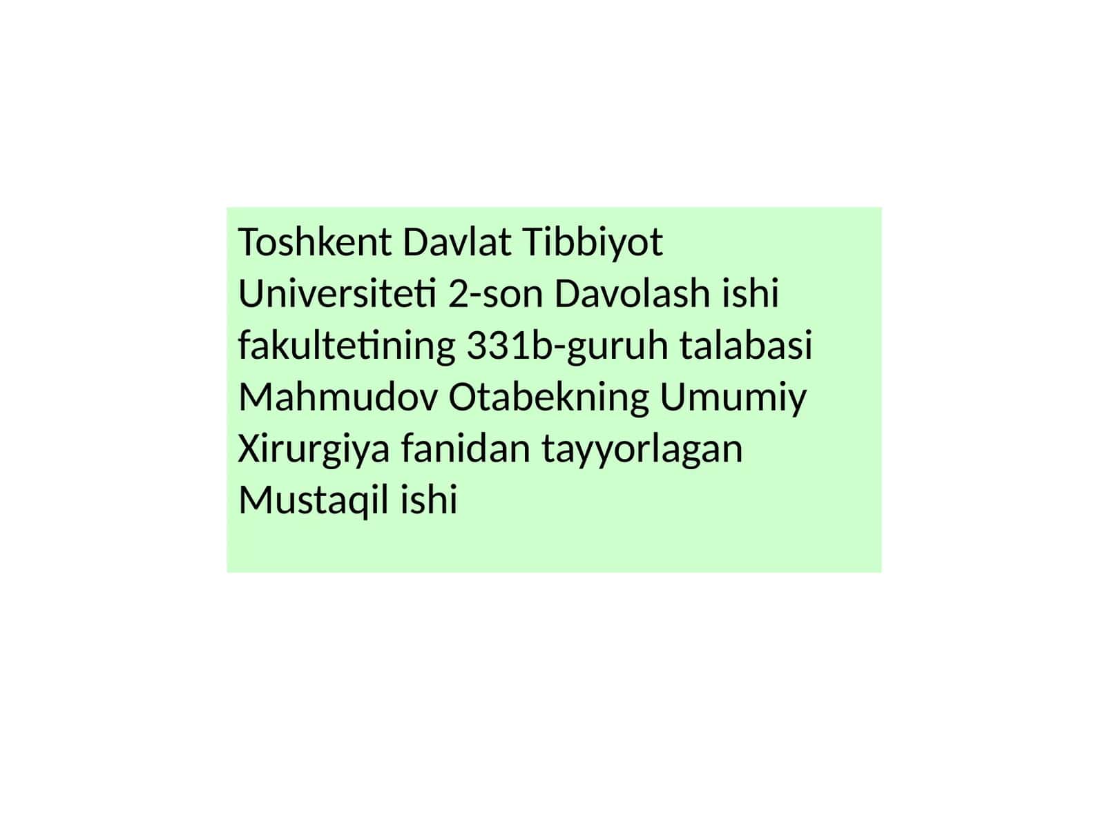 To‘qimalar o‘limi (Nekroz)