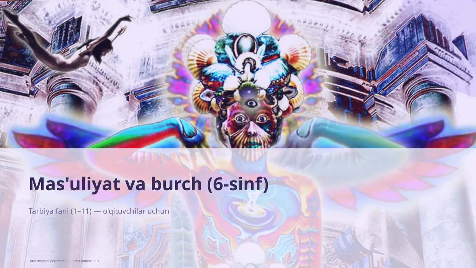Mas'uliyat va burch (6-sinf)