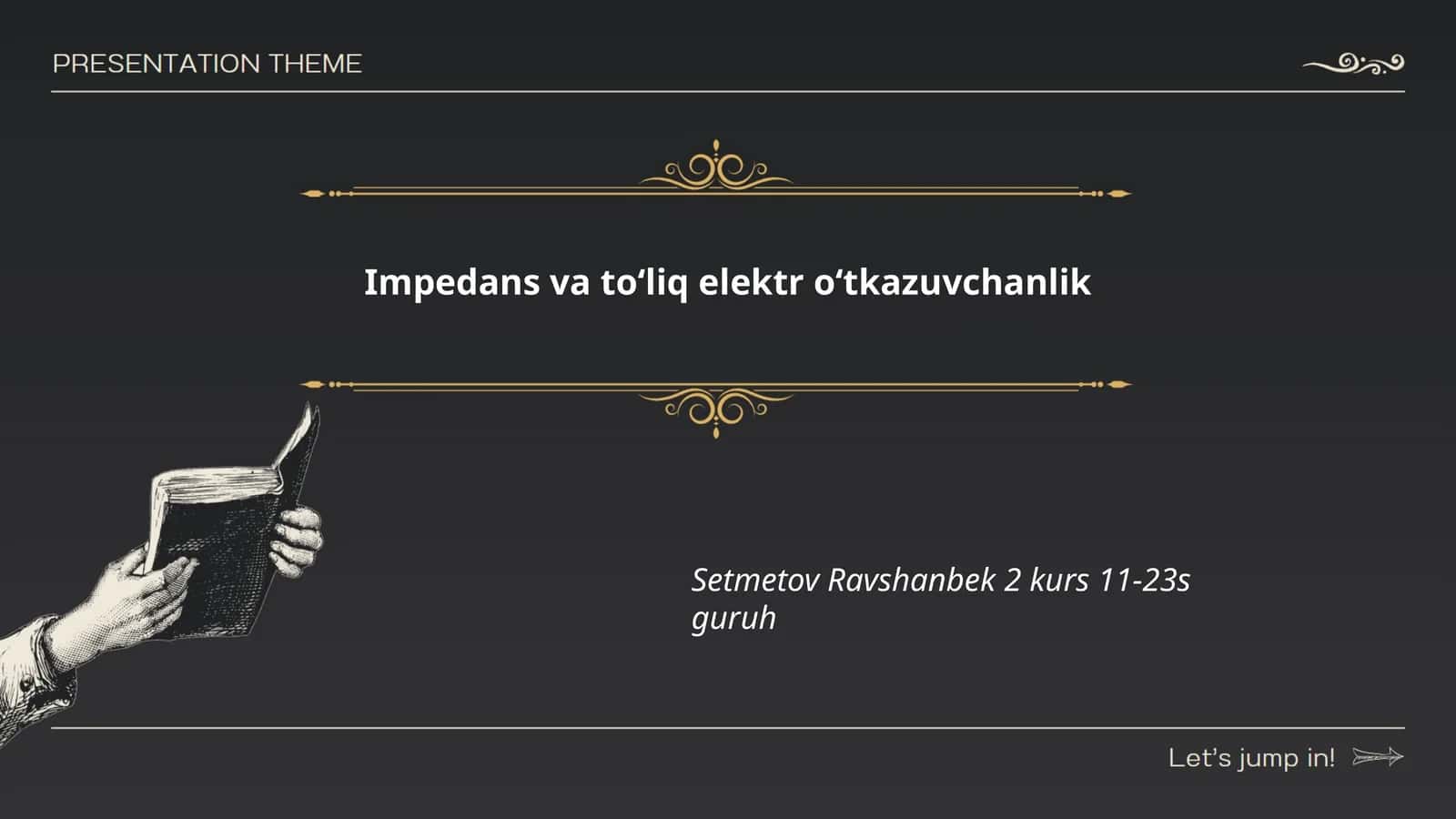 Elektr o'tkazuvchanlik tushunchasi