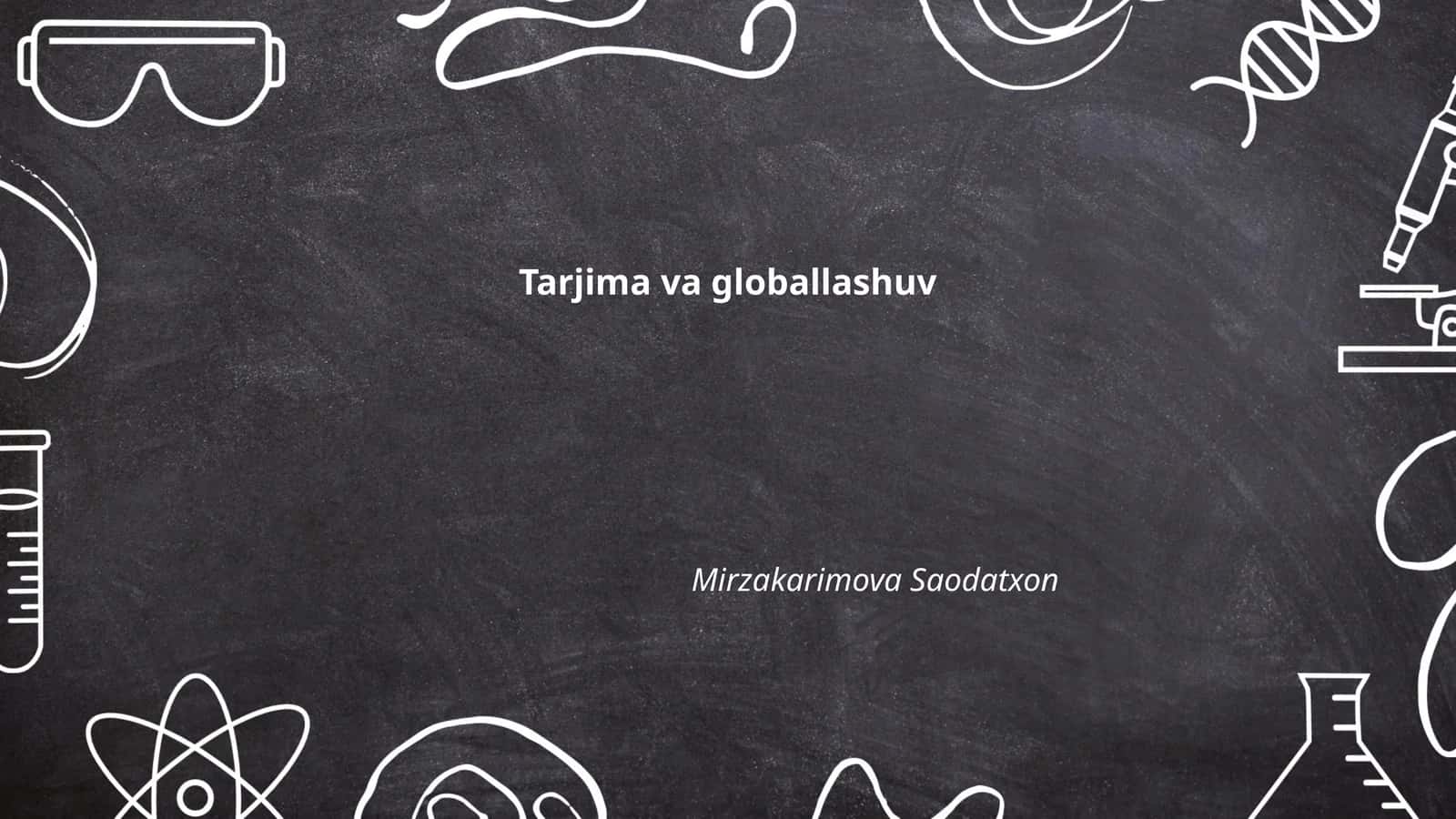 Tarjima va globallashuv