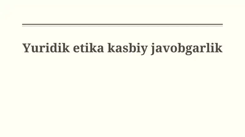 Advokatlik faoliyati