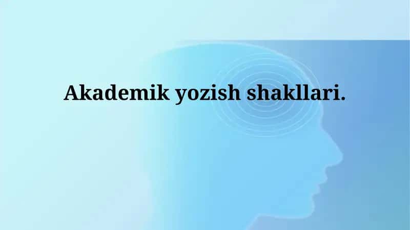 Ilmiy yozuv uslublari turlari