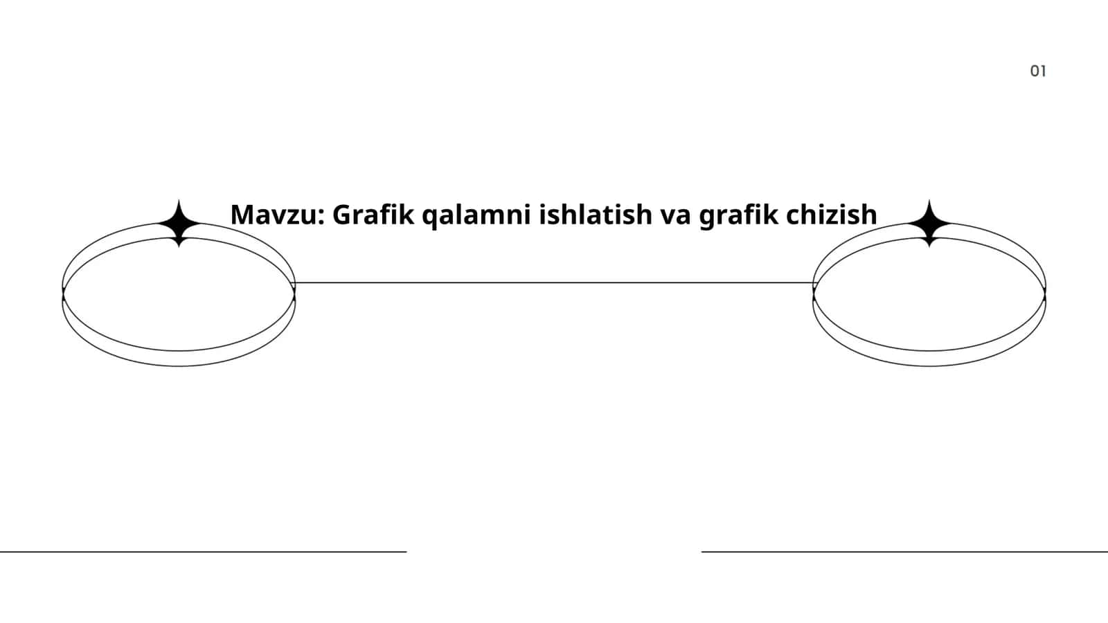 Grafik qalamni ishlatish va grafik chizish