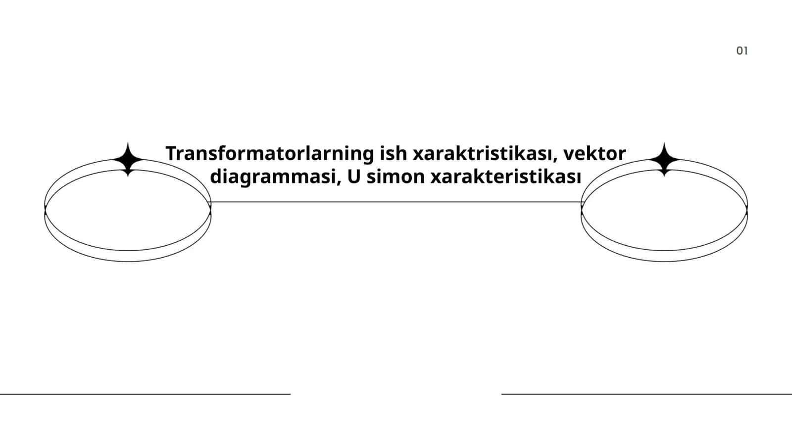 Transformatorlarning ish xaraktristikası, vektor diagrammasi, U simon xarakteristikası