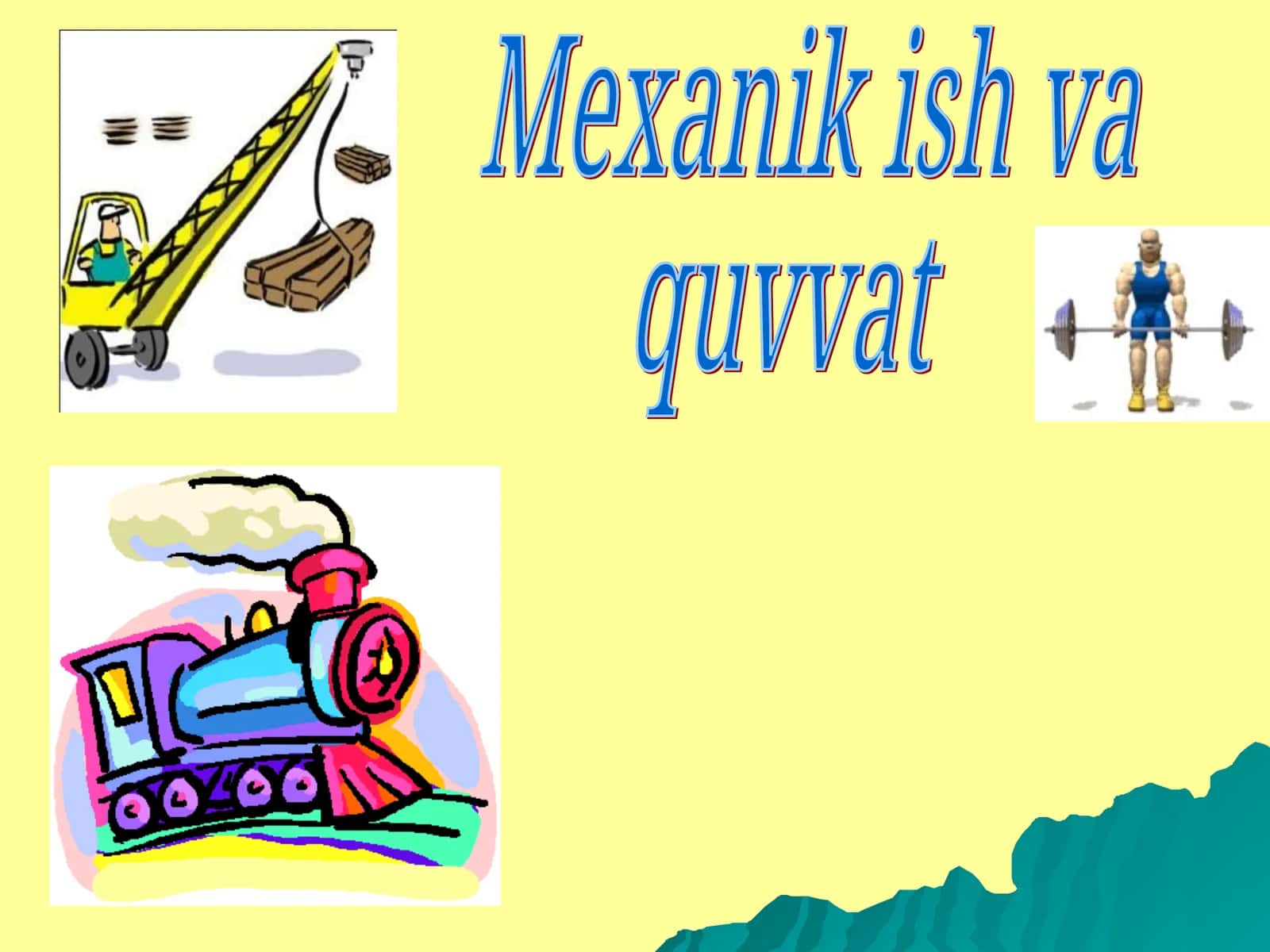Mexanik ish va quvvat