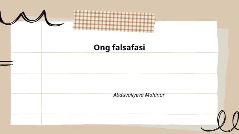 Ong falsafasi