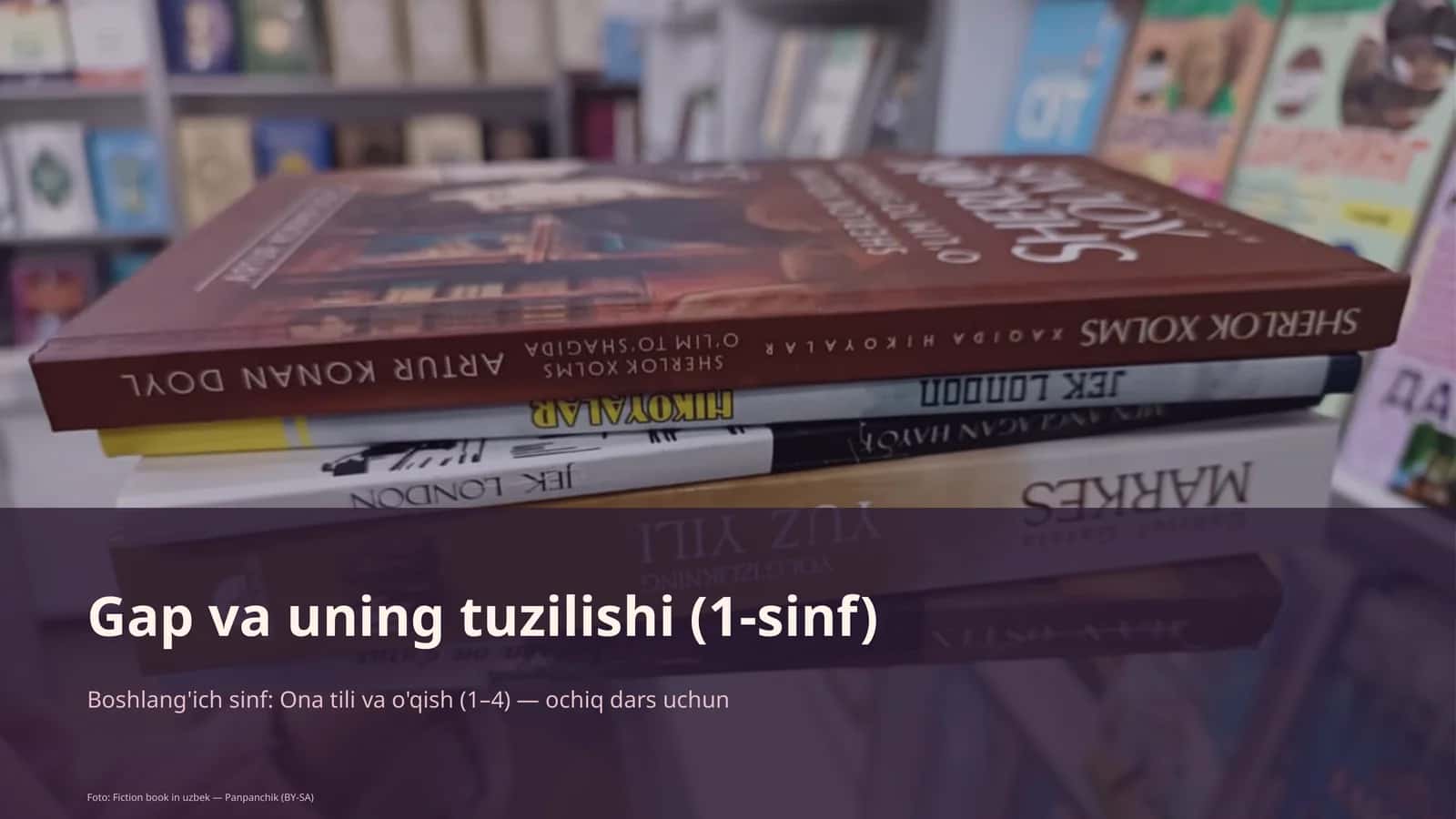 Gap va uning tuzilishi (1-sinf)