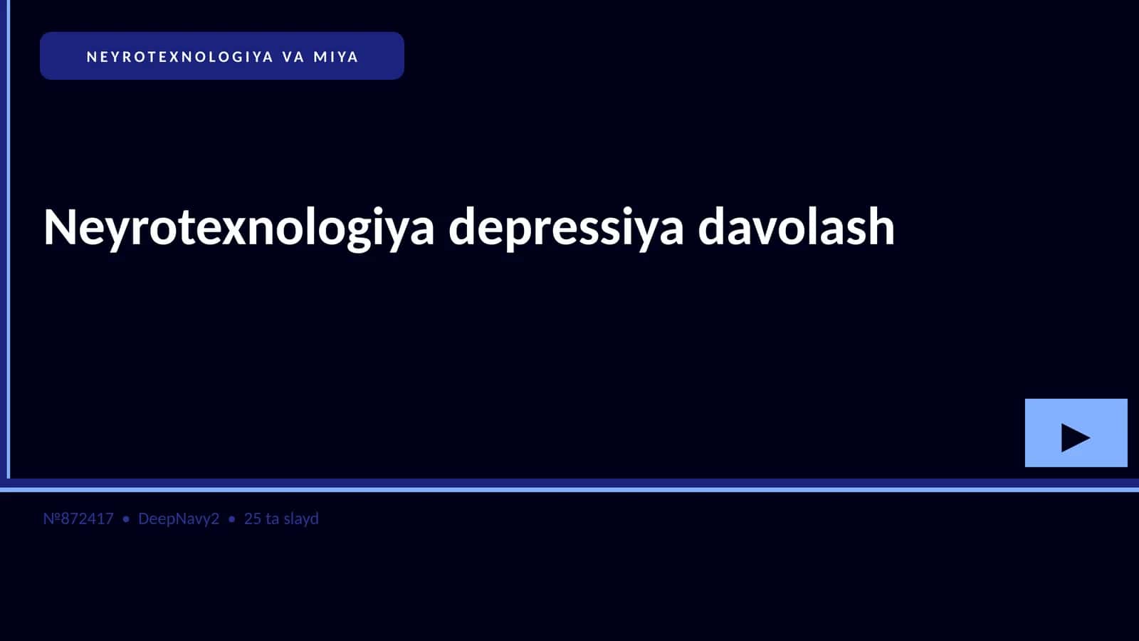 NEYROTEXNOLOGIYA VA MIYA
