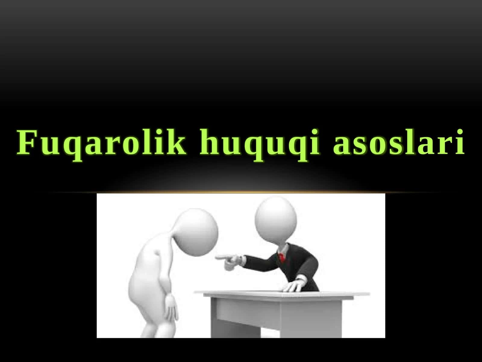 Fuqarolik huquqi asoslari 1