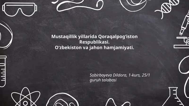 Qoraqalpogʻiston Respublikasining mustaqillik davridagi siyosiy maqomi va Oʻzbekiston konstitutsiyasidagi oʻrni