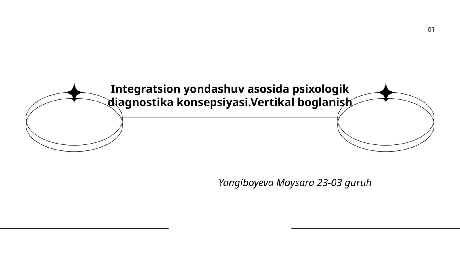 Integratsion yondashuv asosida psixologik diagnostika konsepsiyasi