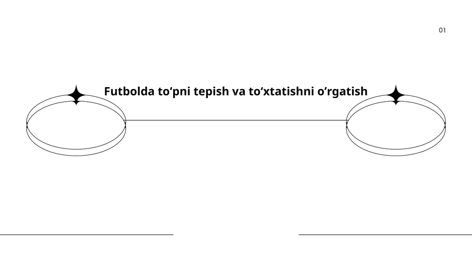 Futbolda toʻpni tepish va toʻxtatishni oʼrgatish