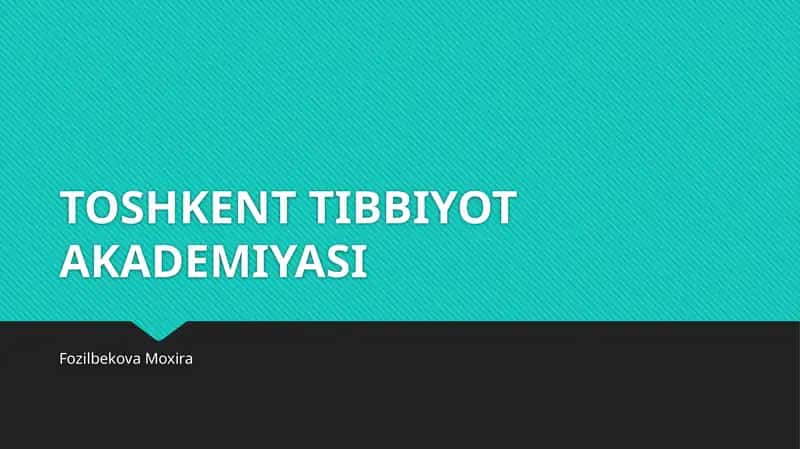 Fibrinoliz. Antikoagulyant Tizim