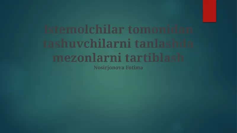 Mezonlarni tartiblash