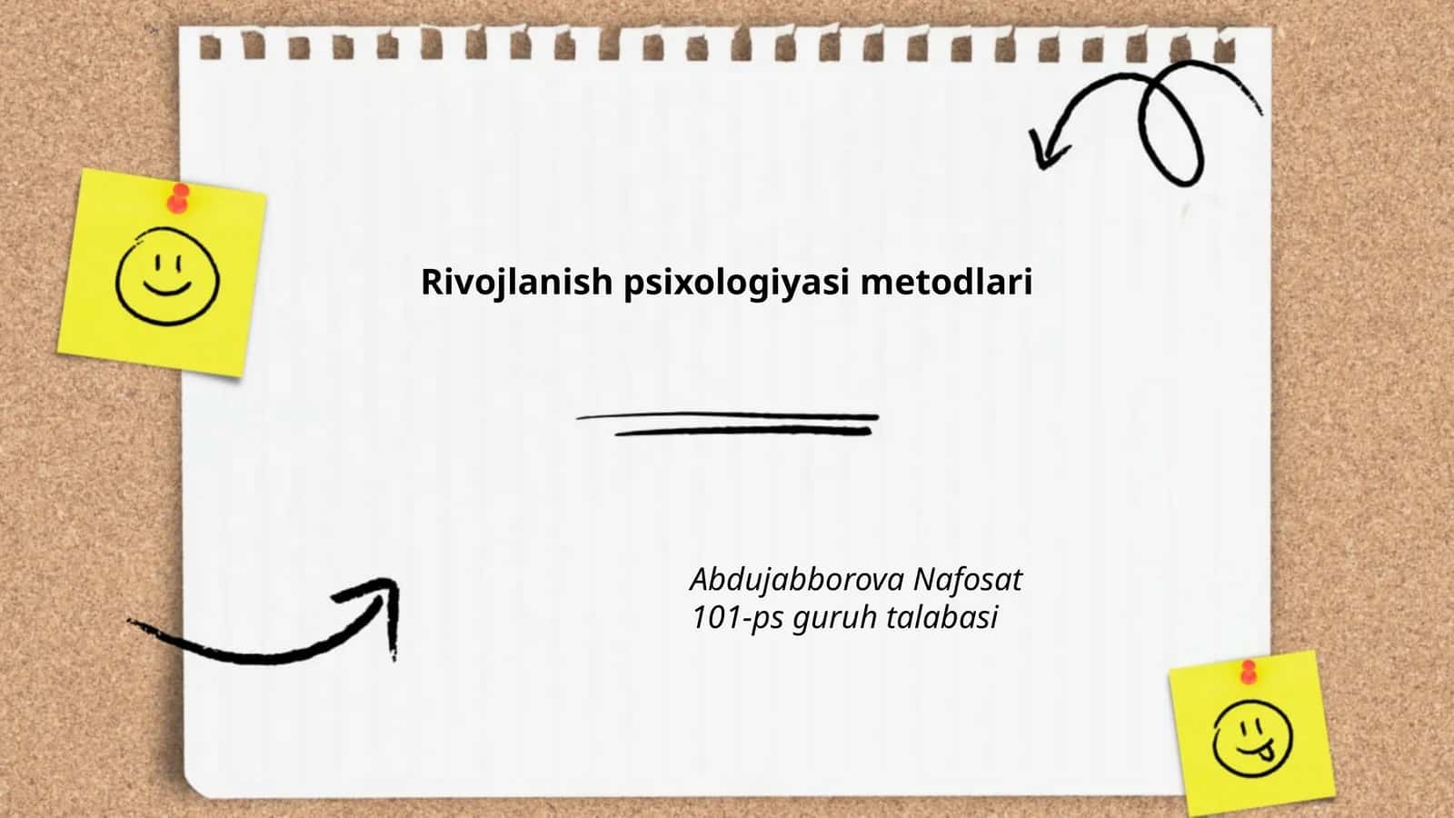 Rivojlanish psixologiyasi metodlari