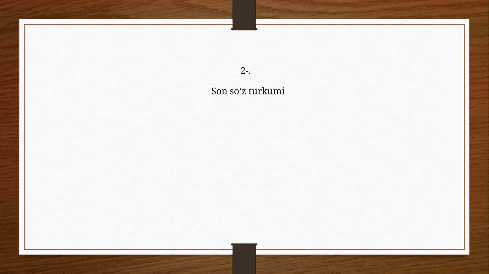 Son so‘z turkumi