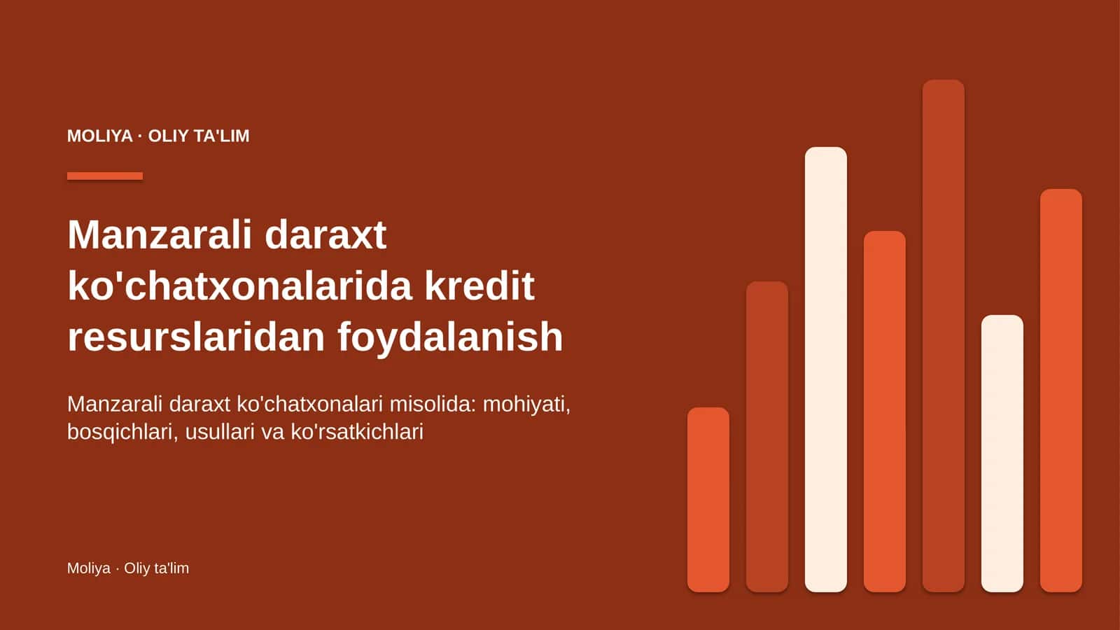 manzarali daraxt ko'chatxonalarida kredit resurslaridan foydalanish 4367