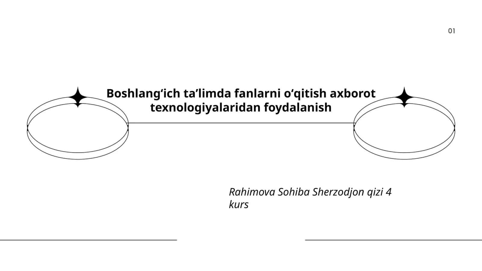 Boshlang’ich ta’limda fanlarni o’qitish axborot texnologiyalaridan foydalanish