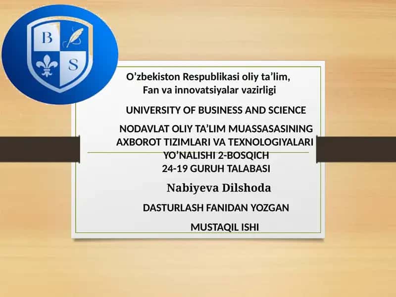 Axborotlarni kodlash