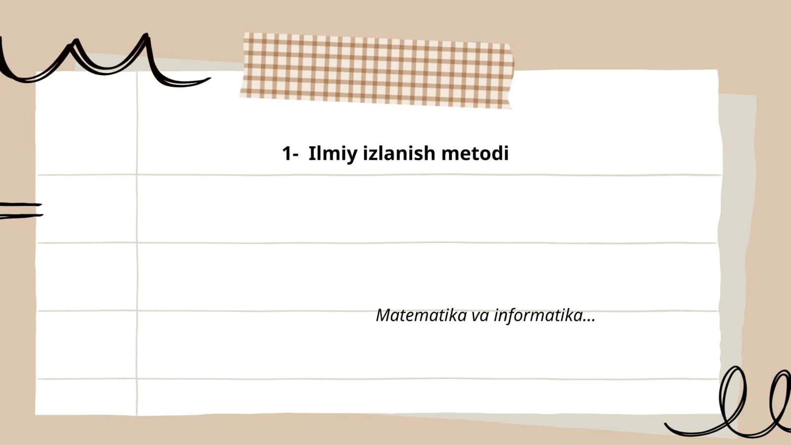 Ilmiy izlanish metodi
