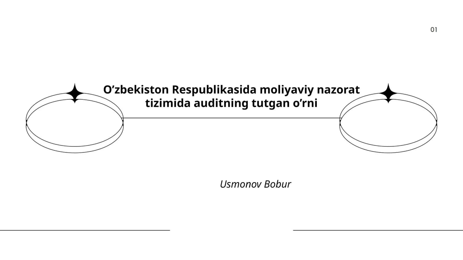 O'zbekistonda moliyaviy nazorat tizimi