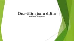 Ona-tilim jonu dilim