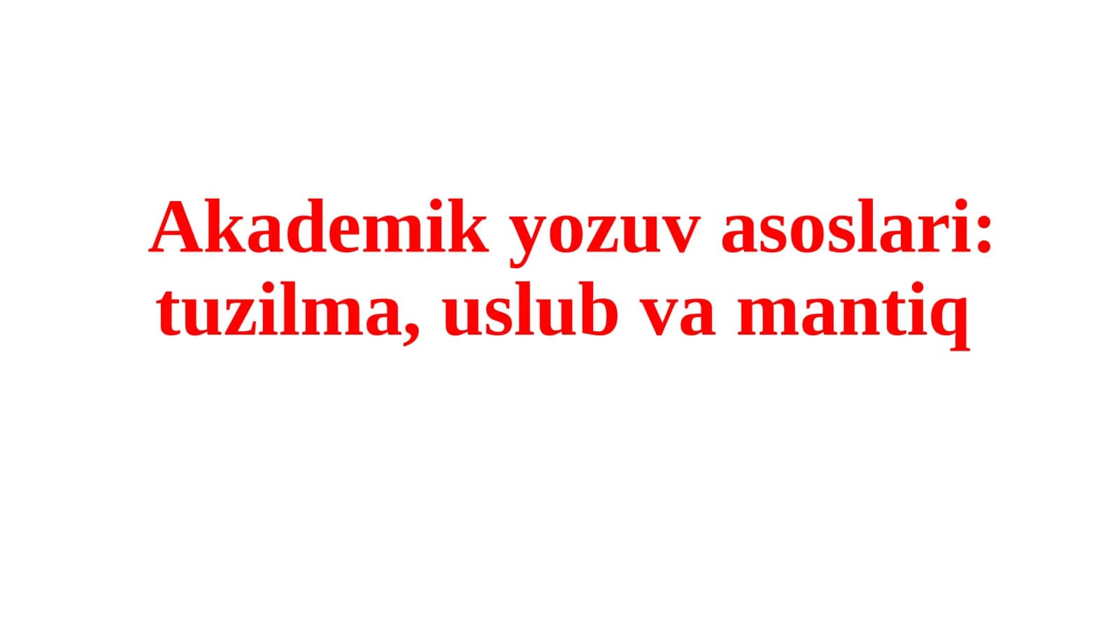 Akademik yozuvasi