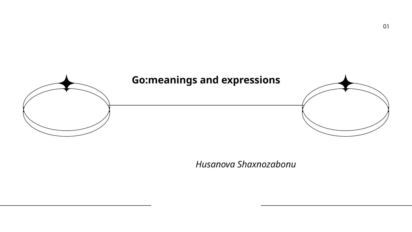 Go:meanings and expressions