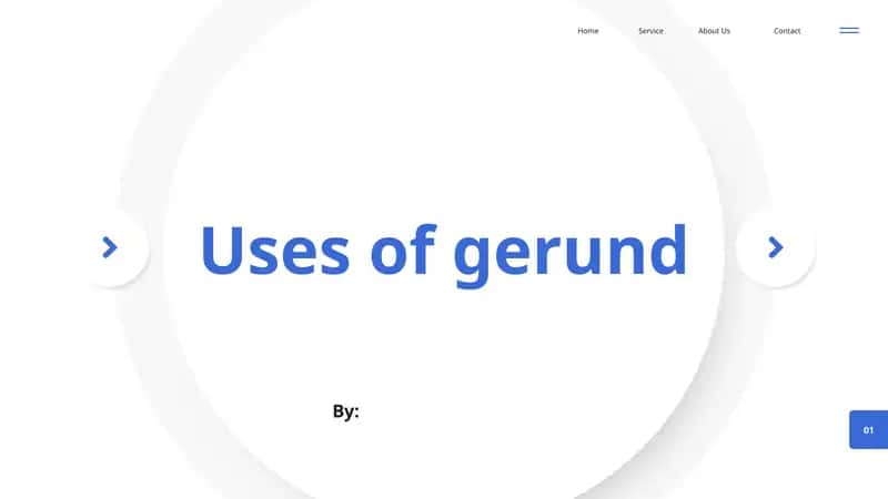 Uses of gerund