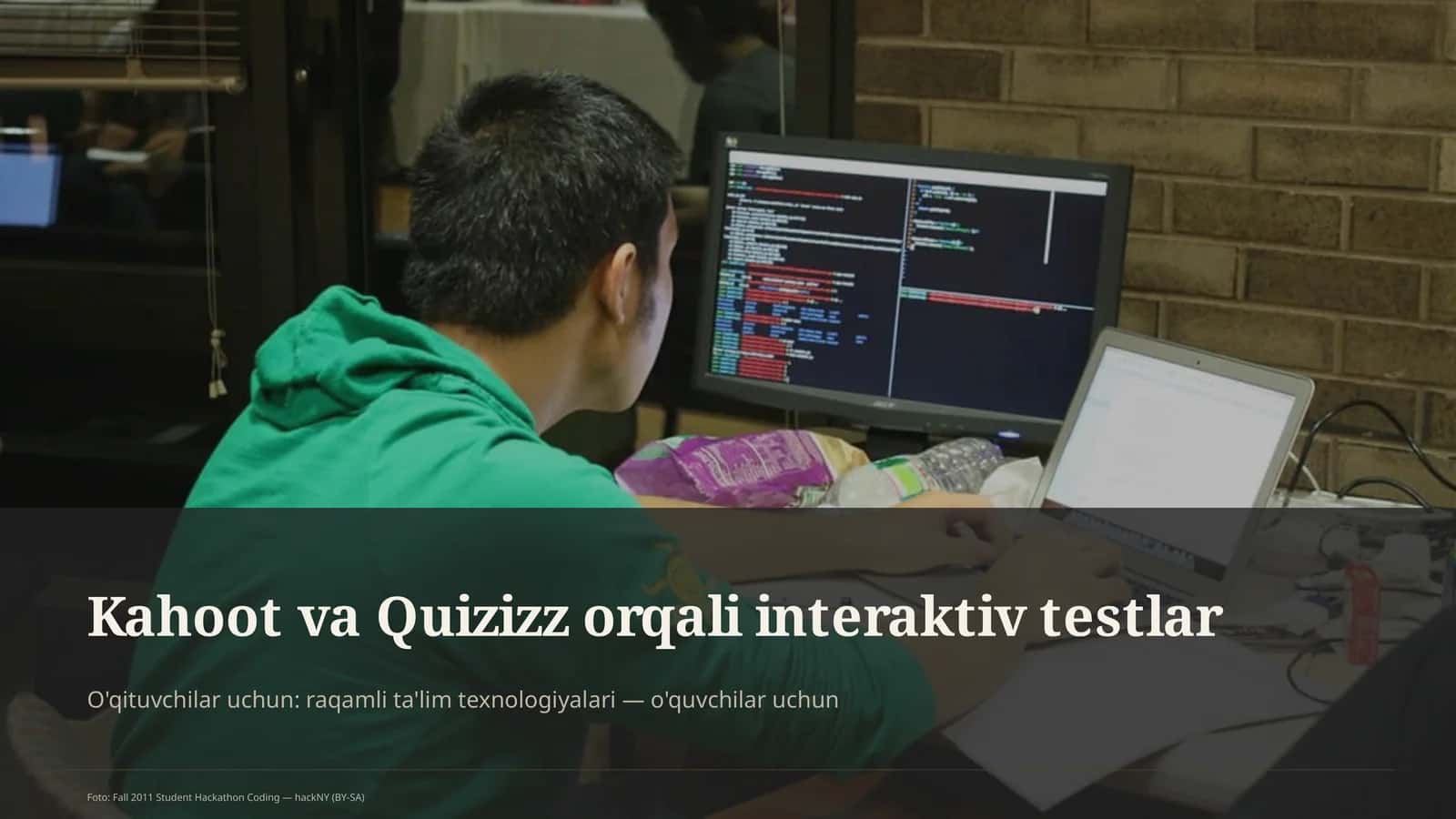 Kahoot va Quizizz orqali interaktiv testlar