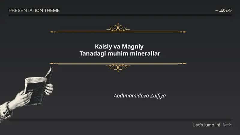 Kalsiy va Magniy