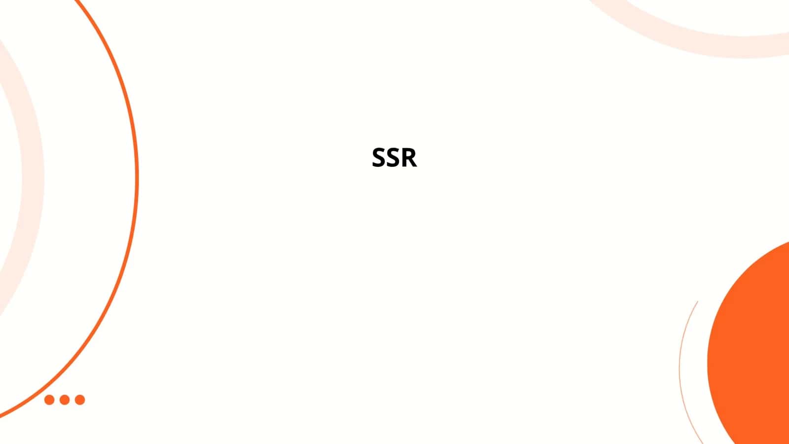 SSR