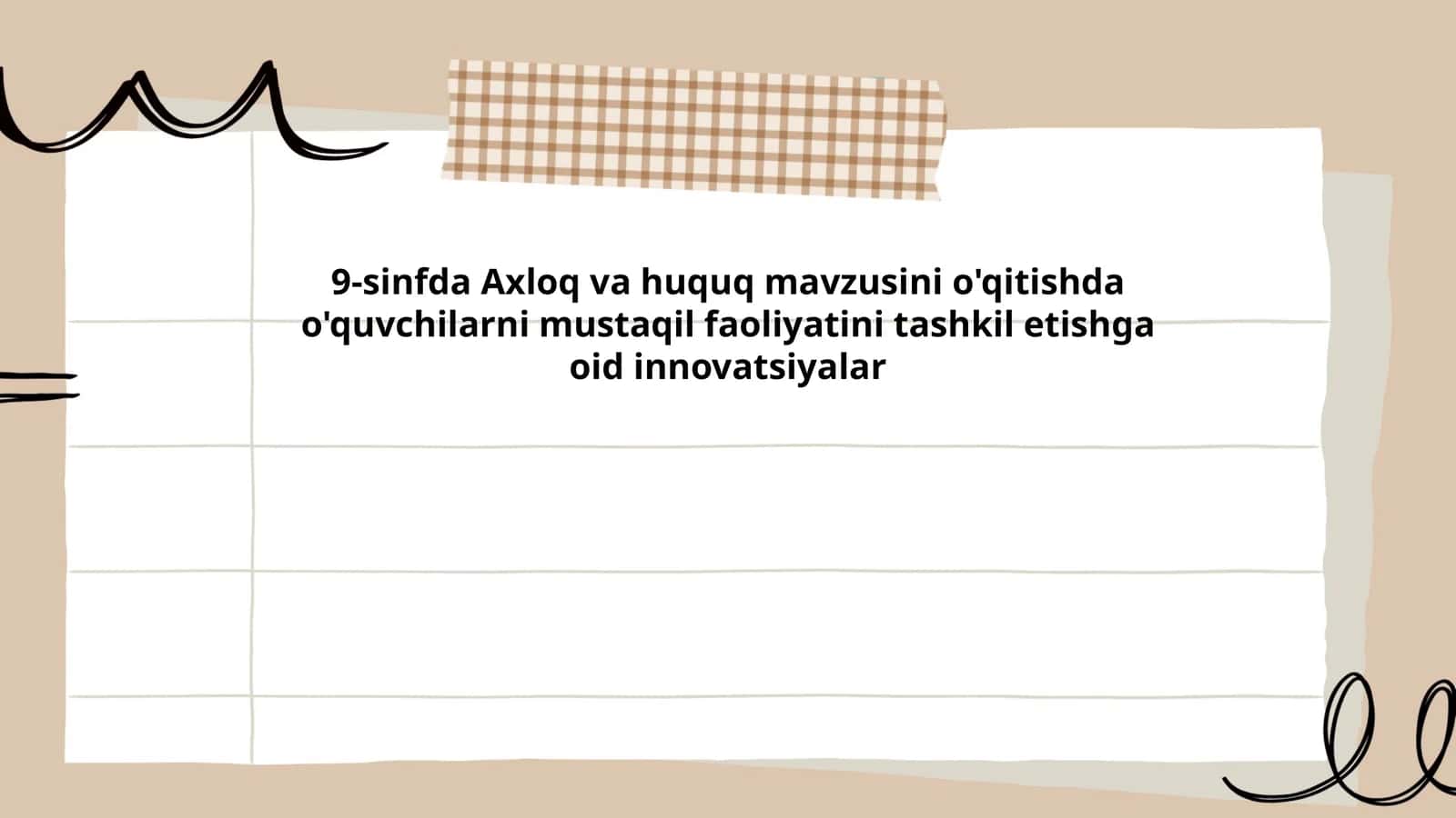 Interaktiv ta'lim usullari