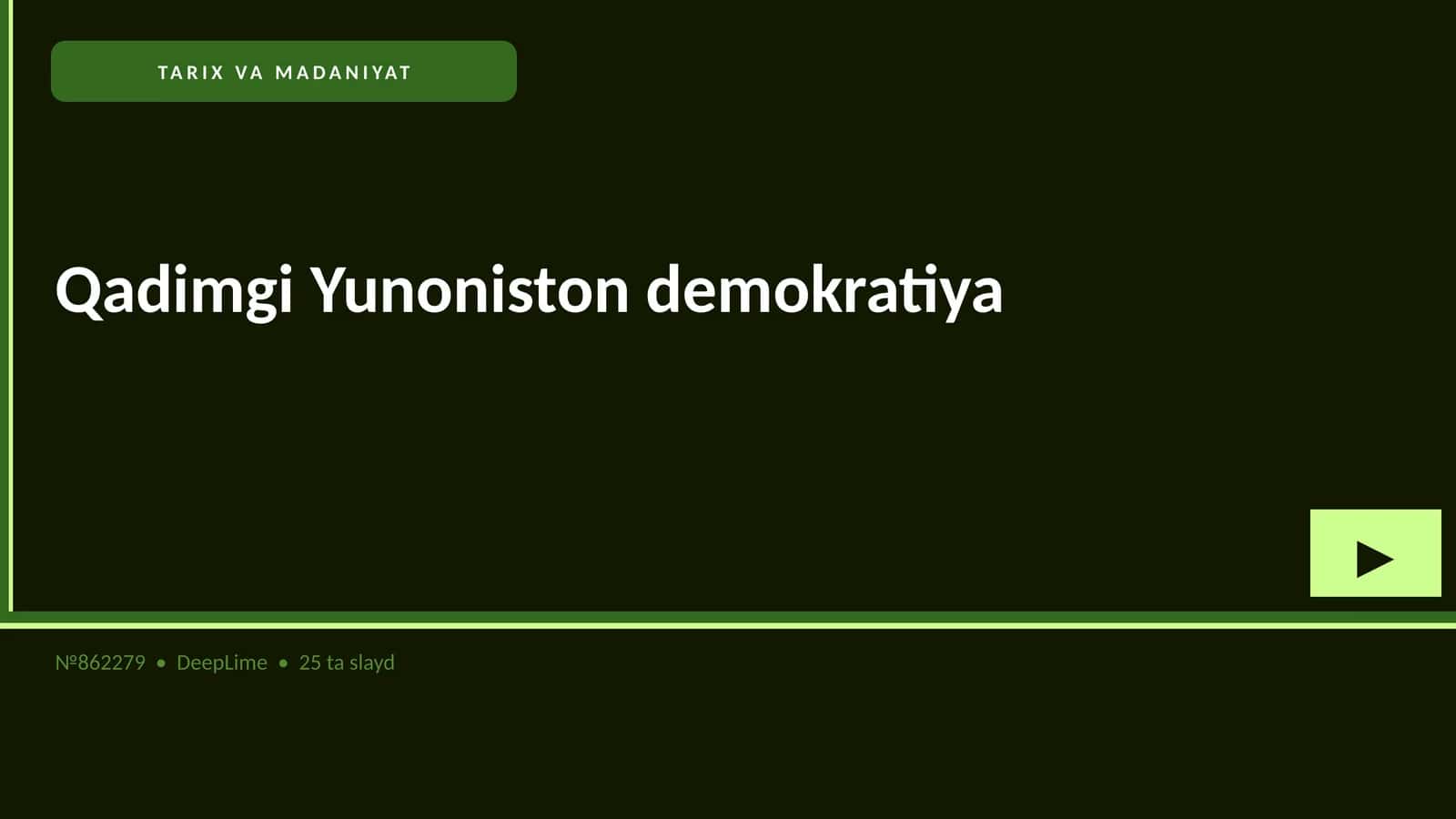 Qadimgi Yunoniston demokratiya