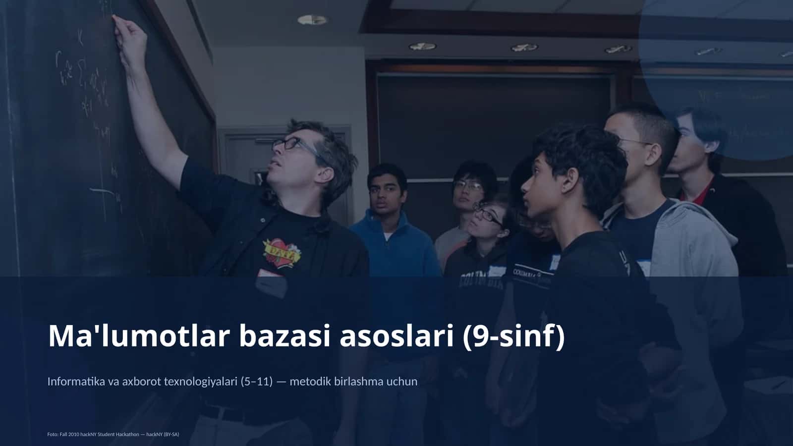 Ma'lumotlar bazasi asoslari (9-sinf)