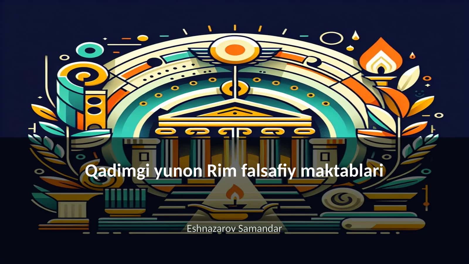 Qadimgi yunon Rim falsafiy maktablari