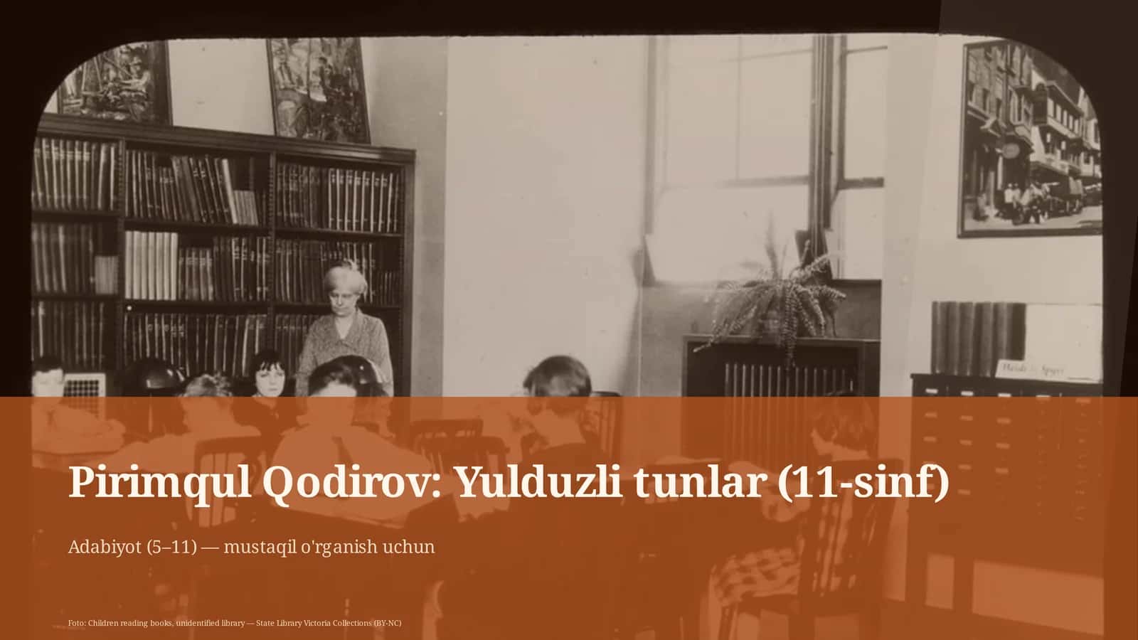 Yulduzli tunlar (11-sinf)